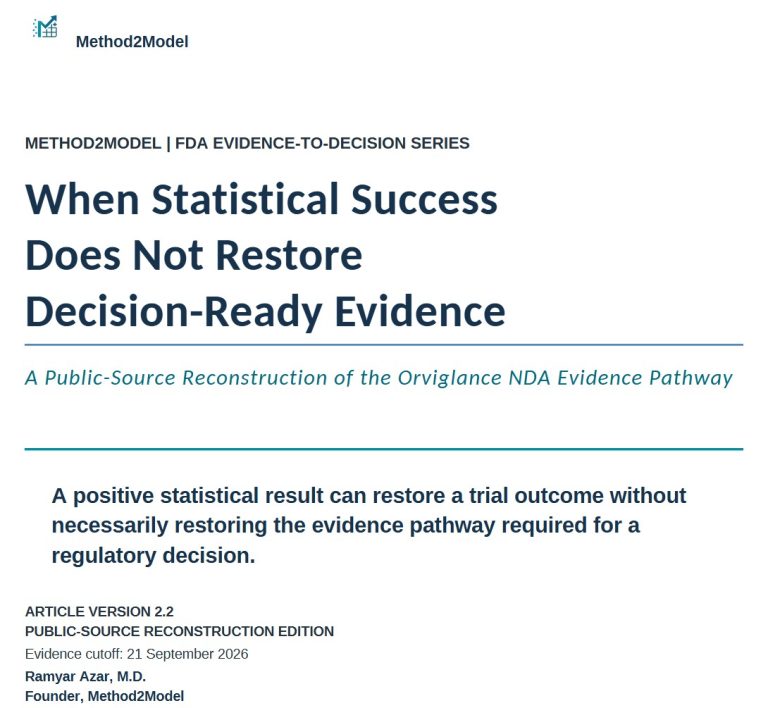When Statistical SuccessDoes Not RestoreDecision-Ready Evidence