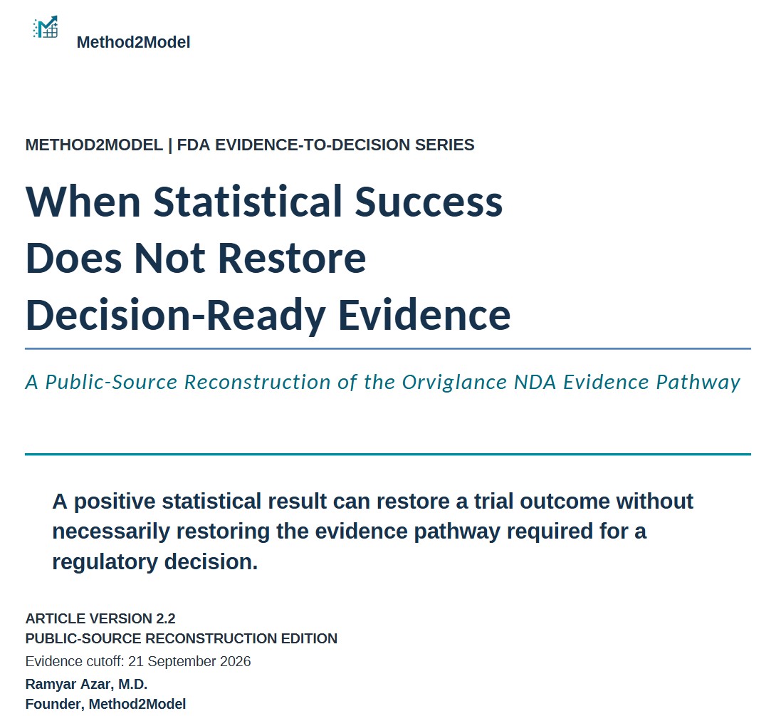 When Statistical SuccessDoes Not RestoreDecision-Ready Evidence